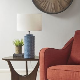 Jayda Geometric Ceramic Table Lamp