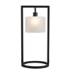 Kittery Metal Table Lamp with Glass Drum Shade