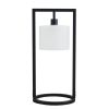 Kittery Metal Table Lamp with Glass Drum Shade