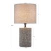 Bayard Embossed Ceramic Table Lamp
