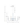 Amelia 8-Light Traditional Metal Chandelier