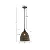 Arbios Metal Perforated Pendant