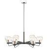 Devon 6-Light Chandelier with Bowl Shaped Glass Shades