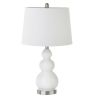 Covey Curved Glass Table Lamp, Set of 2