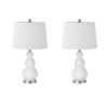 Covey Curved Glass Table Lamp, Set of 2
