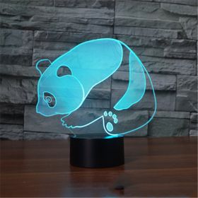 Remote control 3 d lamp (Option: Black-Telecontrol)