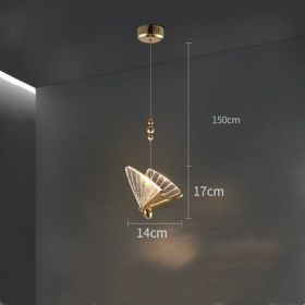 Butterfly Chandelier Bedside Enamelled Dining Hall Staircase (Option: Trumpet clear-White light)