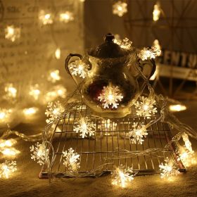 Led Christmas Holiday Decorative Lights Santa Claus Snowman Lights String Usb Battery Type Lights (size: 10M60L)