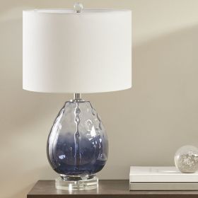 Borel Ombre Glass Table Lamp (Color: As pic)