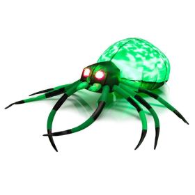 Holiday Backyard Decor Halloween Inflatable Horror Ghost  W/LED Lights (Color: Green)