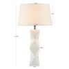 Kenlyn Geometric Ceramic Table Lamp