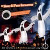 Holiday Backyard Decor Halloween Inflatable Horror Ghost  W/LED Lights