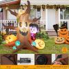 Holiday Backyard Decor Halloween Inflatable Horror Ghost  W/LED Lights