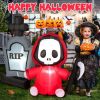 Holiday Backyard Decor Halloween Inflatable Horror Ghost  W/LED Lights