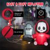 Holiday Backyard Decor Halloween Inflatable Horror Ghost  W/LED Lights