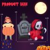 Holiday Backyard Decor Halloween Inflatable Horror Ghost  W/LED Lights