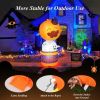 Holiday Backyard Decor Halloween Inflatable Horror Ghost  W/LED Lights