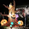 Holiday Backyard Decor Halloween Inflatable Horror Ghost  W/LED Lights