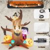 Holiday Backyard Decor Halloween Inflatable Horror Ghost  W/LED Lights