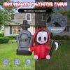 Holiday Backyard Decor Halloween Inflatable Horror Ghost  W/LED Lights