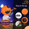 Holiday Backyard Decor Halloween Inflatable Horror Ghost  W/LED Lights