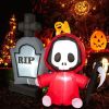 Holiday Backyard Decor Halloween Inflatable Horror Ghost  W/LED Lights