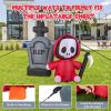 Holiday Backyard Decor Halloween Inflatable Horror Ghost  W/LED Lights
