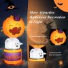 Holiday Backyard Decor Halloween Inflatable Horror Ghost  W/LED Lights